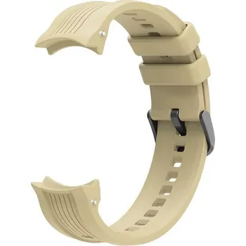 Řemínek na hodinky Silikonový řemínek Ricardo (pro Amazfit Balance), béžový