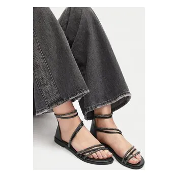 Dámské sandále Sandály JENNY SF127-01 Černá 38