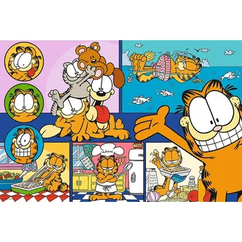 Puzzle Puzzle 100 dílků – líný GARFIELD (Trefl)