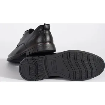 Pánské polobotky Černé pánské šněrovací polobotky Y58863-OH-B Velikost: 43