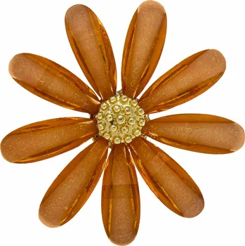 Brož Brož oranžový květ 1900-3