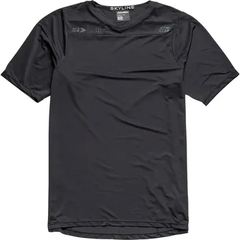 cyklistický dres TLD DRES S KRÁTKÝM RUKÁVEM SKYLINE MONO BLACK (31947200) M