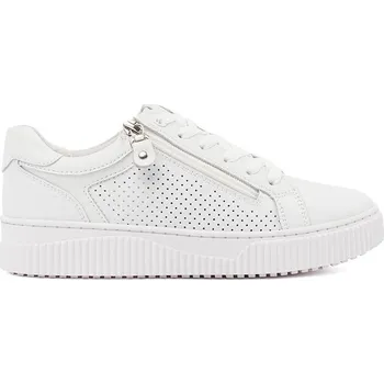 Dámské tenisky Goodin Pěkné bílé dámské tenisky na platformě 39