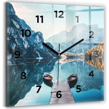 Hodiny Nástěnné hodiny Wallfluent černé 30 cm