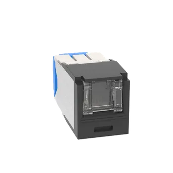 Patch panel CJH6X88TGBL Uzavíratelný modul MINI-COM TX UTP, RJ45, kat. 6A, černý