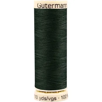 Nit Polyesterové nitě návin 100 m Gütermann univerzální Varianta: 687 zelenočerná tm, Balení: 1 ks