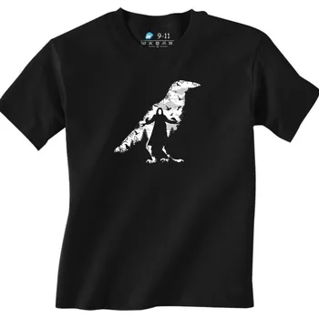 Chlapecké tričko Dětské tričko Vrána The Crow (Velikost: 5-6, Barva: Černá)