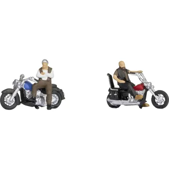 Modelová železnice NOCH N Rocker na motocyklech natřená, sedící
