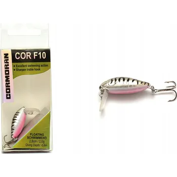 Umělá nástraha WOBLER CORMORAN COR F10 - OKOUNEK PROUŽKOVANÝ 2,8cm