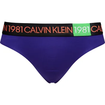Kalhotky Dámská tanga QF5448E-9VZ - Calvin Klein M