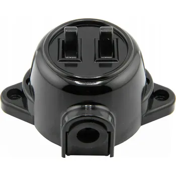 vypínač Dvojitý vypínač na omítku, loft retro industriální styl PRL