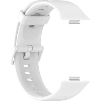 Řemínek na hodinky Silikonový řemínek Ricardo (pro Huawei Watch Fit 3, 4, 4 Pro), bílý V1
