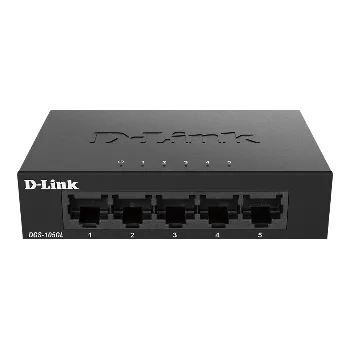 Síťový prvek D-Link DGS-105GL Kovový 5-portový Gigabit stolní switch DGS-105GL/E