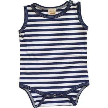 FARMERS® Dětské body BAMBUS navy námořník 1 tílko Velikost: 80