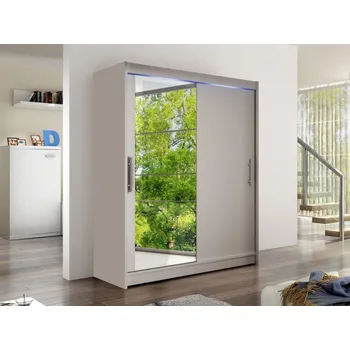 Skříň Presto VI, Barva: kašmír, Osvětlení: osvětlení LED RGB - barevné MIRJAN 5903211404955