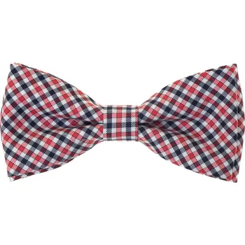 Motýlek Avantgard Motýlek PREMIUM bavlněný modrá/červená 600-51059