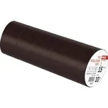 Izolační páska PVC 15mm / 10m hnědá