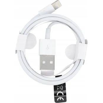 Datový kabel Kabel Partner Tele USB - Apple Lightning 1 m bílý