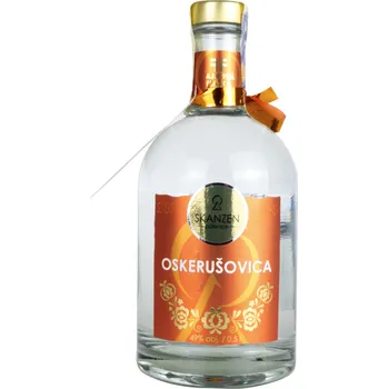Pálenka Pálenice Skanzen Modrá Skanzen Oskerušovice 49% 0,5l