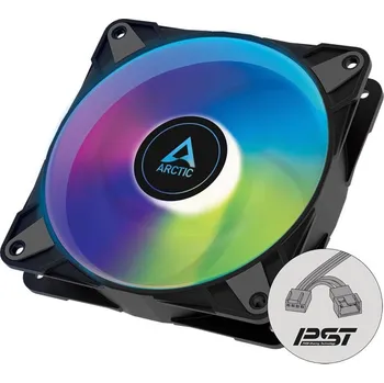 Počítačové chlazení Arctic Cooling ARCTIC ventilátor P12 PWM PST A-RGB, 120mm, 4pin, ARGB, PWM, černá ACFAN00231A