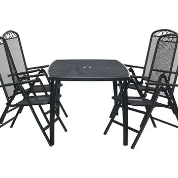 Zahradní sestava ROJAPLAST Set zahradního nábytku ZWMT-24 zahradní stůl 1 + 4 zahradní židle ZWMC-38