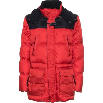 Pánská softshellová bunda Pánská bunda K00544-040244 Harmont&Blaine Barva: Červená, Velikost: XL