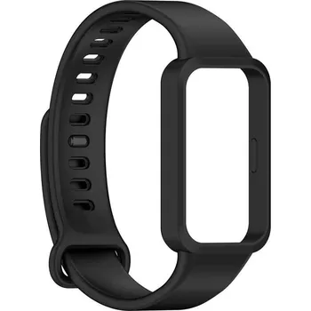Řemínek na hodinky Silikonový řemínek Ricardo (pro Xiaomi Mi Band 9 Active), černý