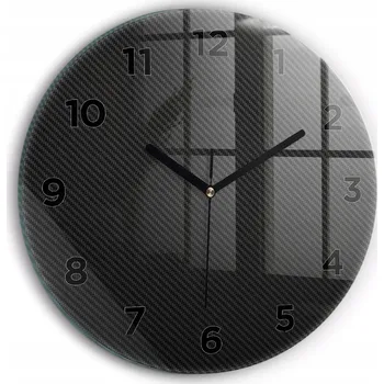 Hodiny Nástěnné hodiny Wallfluente černé 30 cm