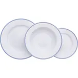 Talířová souprava, karlovarský porcelán Thun, Opal krajka, 18 dílná