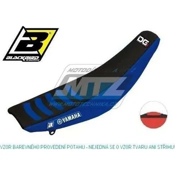 Moto sedlo Potah sedla Yamaha YZ125+YZ250 / 02-21 + WR125+WR250 / 16-21 - barva černo-modrá - typ potahu DG3 BB1230H