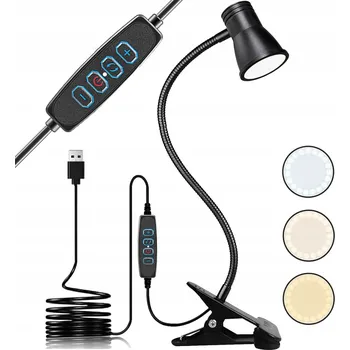 Lampička Stolní lampička Interlook Modern LED černá s výkonem až 24 W