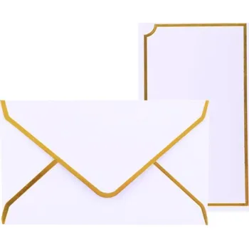 Obálka Obálky s kartičkou 9x15cm, 5ks bílá