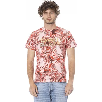 Pánské triko CLL2MTS05 SXH01D Cavalli Class Barva: Červená, Velikost: M