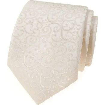 Kravata Avantgard Kravata LUX s kapesníčkem smetanová 599-58