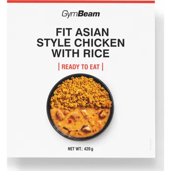 Anabolizér FIT Kuřecí s rýží na asijský způsob Ready to eat - GymBeam Balení (g): 6 x 420 g