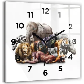 Hodiny Nástěnné hodiny Wallfluent bílé 30 cm