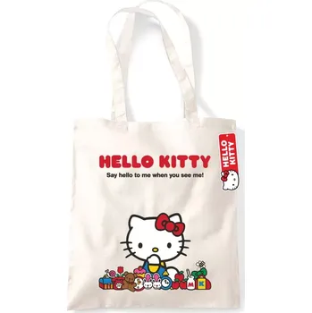 Přírodní nákupní taška HELLO KITTY