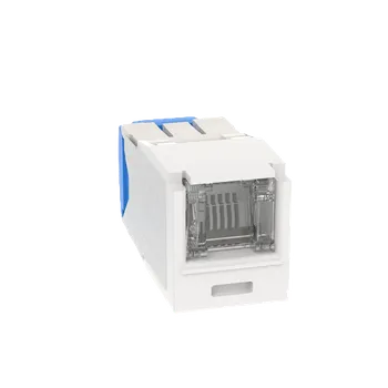 Patch panel CJH6X88TGIW Uzavíratelný modul MINI-COM TX UTP, RJ45, kat. 6A, šedobílý