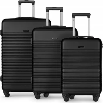 PUCCINI Sada CESTOVNÍCH KUFRŮ na kolečkách 3v1 ABS ABS028-1