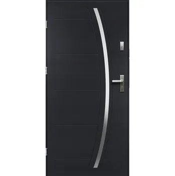 Vchodové dveře Vchodové venkovní dveře 80 cm levé antracit 55 mm otevírané ven