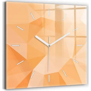 Hodiny Nástěnné hodiny Wallfluent oranžové 30 cm