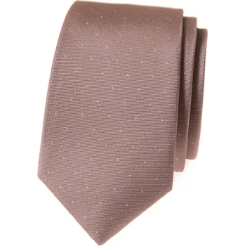 Kravata Avantgard Kravata SLIM LUX pudrová/nude 571-1999