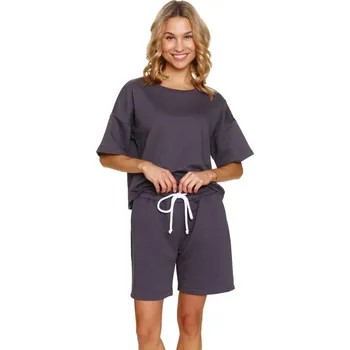 Dámské oblečení Italian Fashion Dámský domácí komplet Doctor Nap DRS.7220 Šedý S Šedá