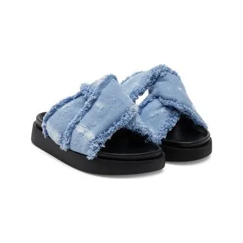 Dámská obuv Nazouváky Inuikii Soft Crossed Jeans 70104-142 Světle modrá 37