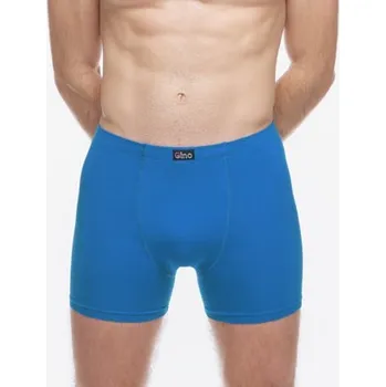 Boxerky Pánské boxerky s delší nohavičkou GINA 74090P lékořice XL/XXL