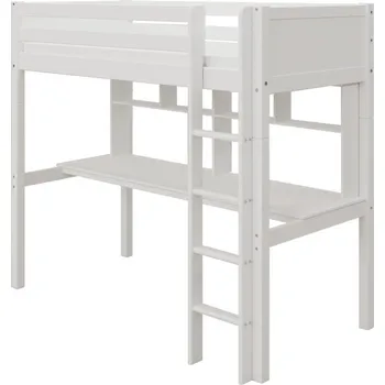 Postel Vysoká postel s prac. deskou a policemi Romantic 461 bílá