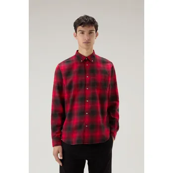 Pánská košile KOŠILE WOOLRICH LIGHT FLANNEL SHIRT HOMBRE RED
