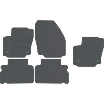 autokoberec Kobercové rohožky Edecor velurové 5 ks