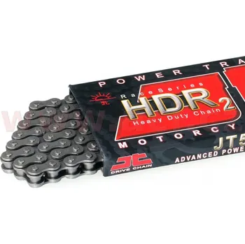 Řetězová sada pro motocykl řetěz 520HDR2, JT CHAINS (bezkroužek, barva černá, 86 článků vč. rozpojovací spojky) JTC520HDR086SL