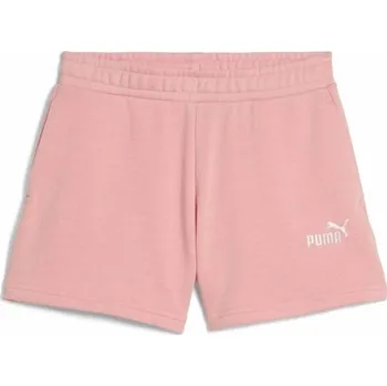 Chlapecké kraťasy Dívčí kraťásky Puma ESSENTIALS SMALL NO. 1 LOGO SHORTS TR G 116 Růžová, Bílá